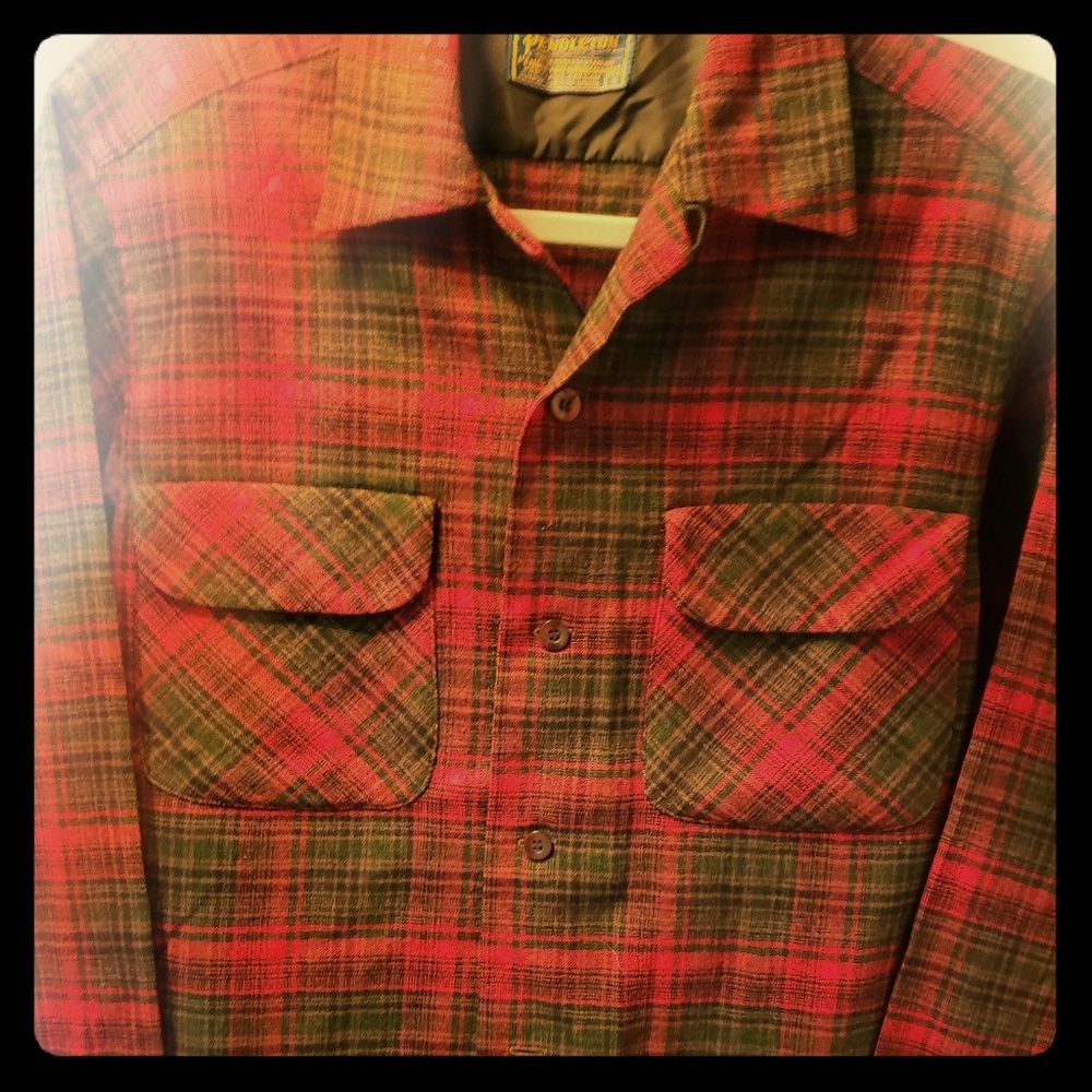 Vintage pendelton shirt 100% wool